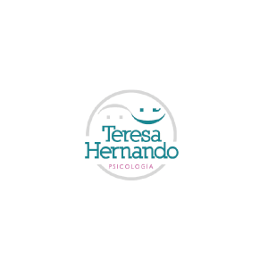 Diseño de logotipo "Teresa Hernando". Diseñador gráfico freelance en Aranjuez, Madrid.