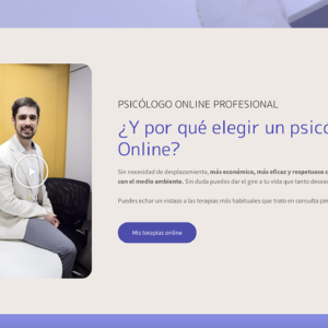 diseño de página web psicólogo