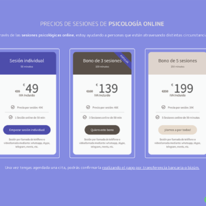 diseño de página web psicólogo